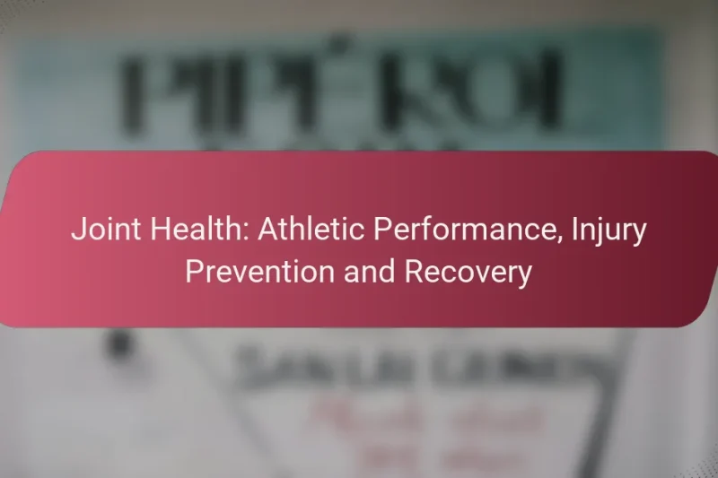 Salute Articolare: Prestazioni Atletiche, Prevenzione degli Infortuni e Recupero