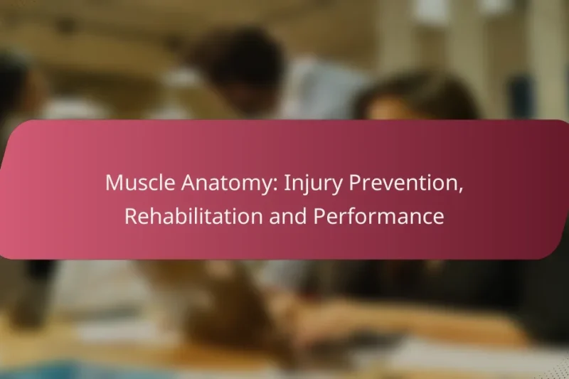 Anatomia Muscolare: Prevenzione degli Infortuni, Riabilitazione e Prestazioni